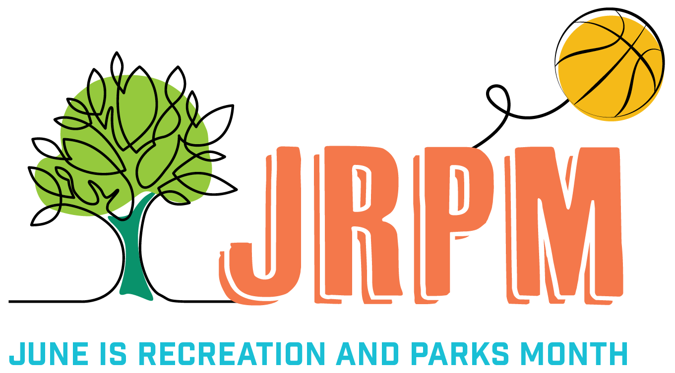 June is recreation and parks month logo