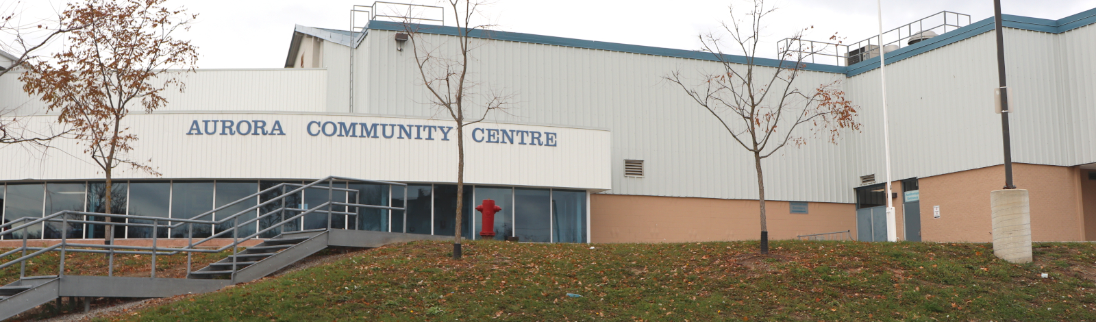 Front of building Aurora Community Centre