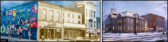 Image of Yonge and Wellington Street and Aurora Cultural Centre