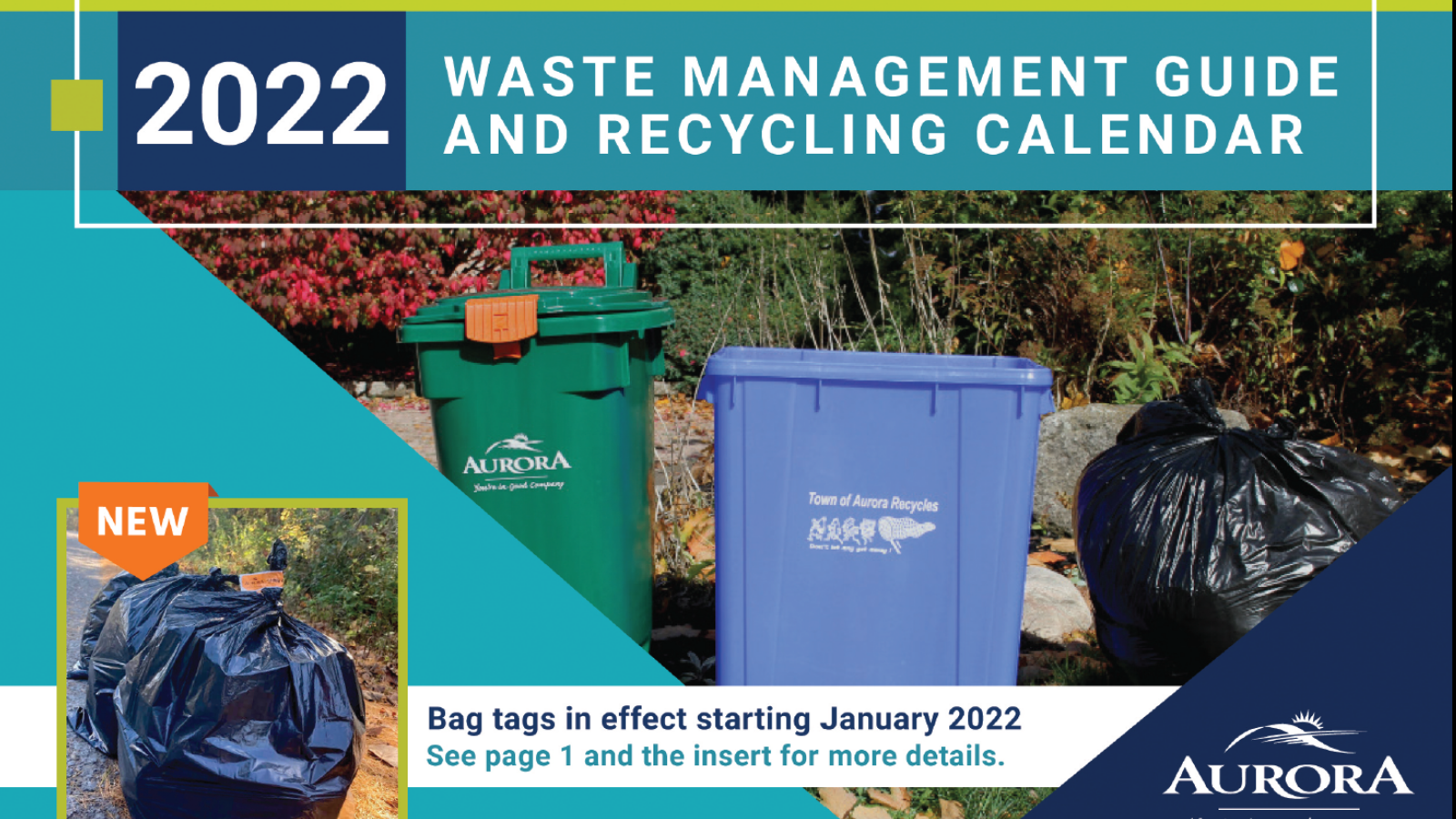 Image of front cover of the 2021 Waste Calendar 