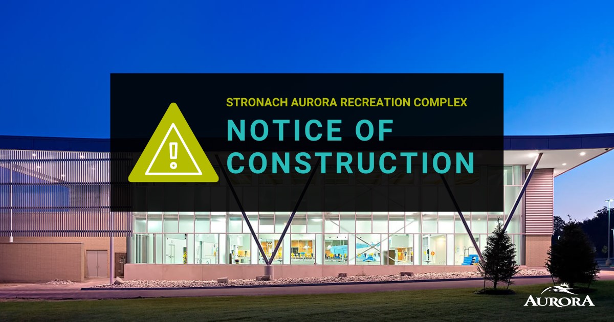 Notice of Construction - SARC Gymnasium