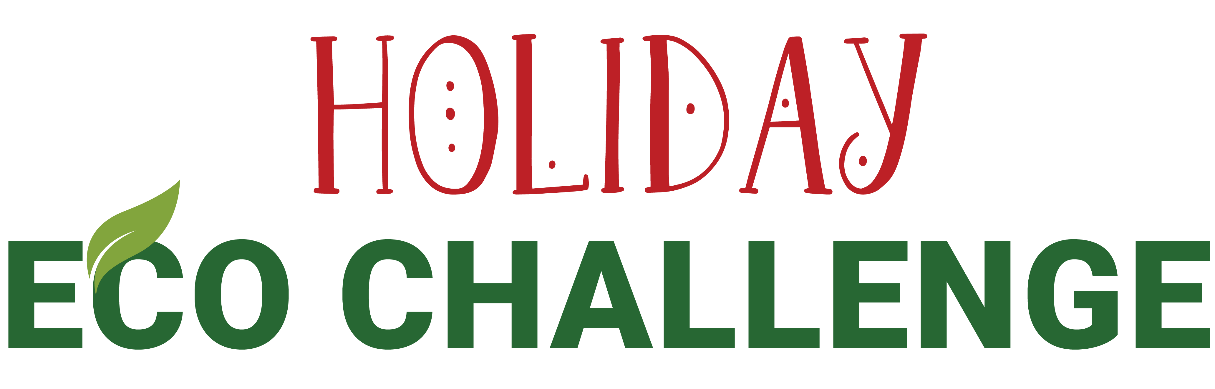 Holiday Eco Challenge logo