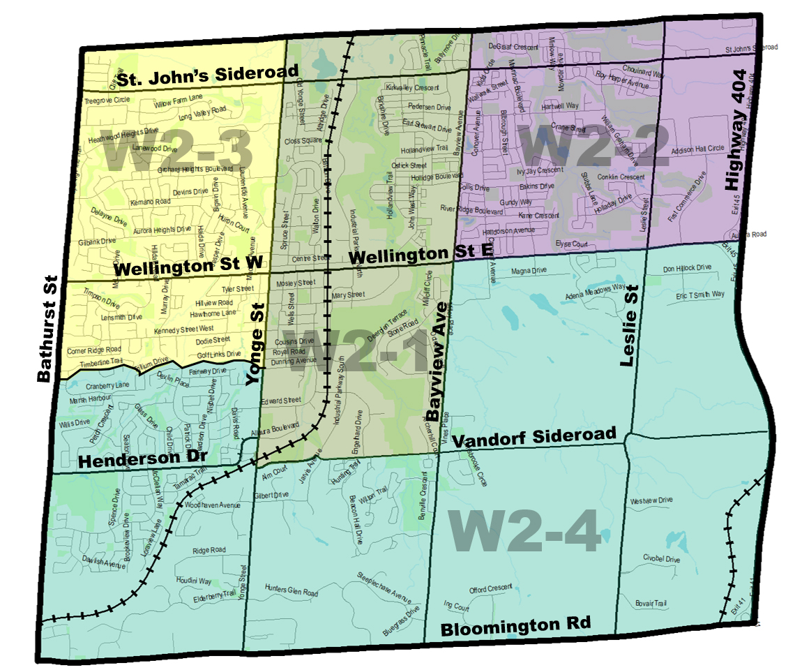Map of Ward Option 2