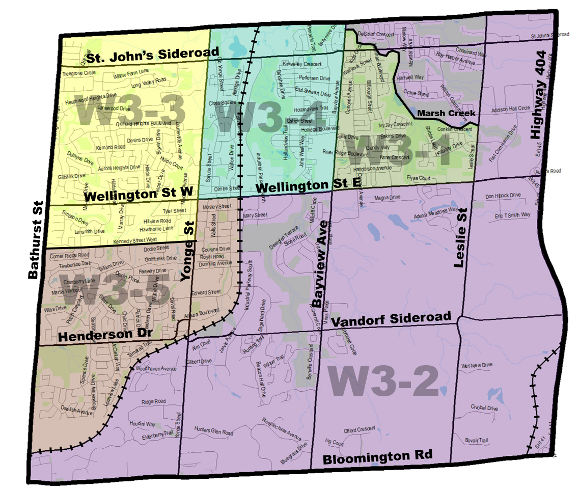 Map of Ward Option 3