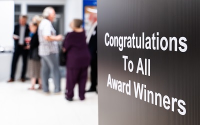 Congratulations to all award winners sign