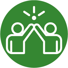 Icon representing leadership camps