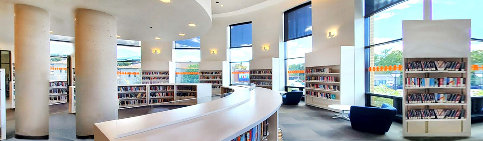 Aurora Public Library interior image view