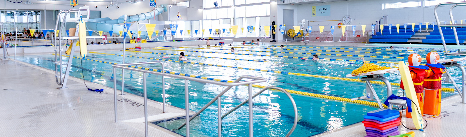 Image of pool with swimmers