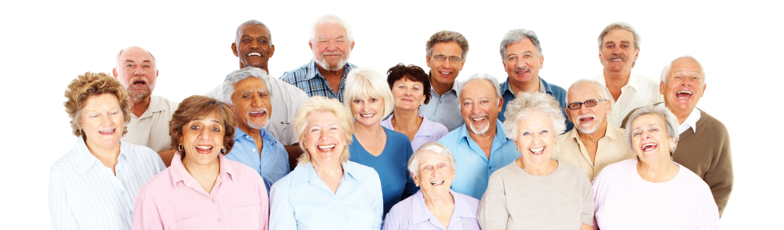 Group of happy seniors