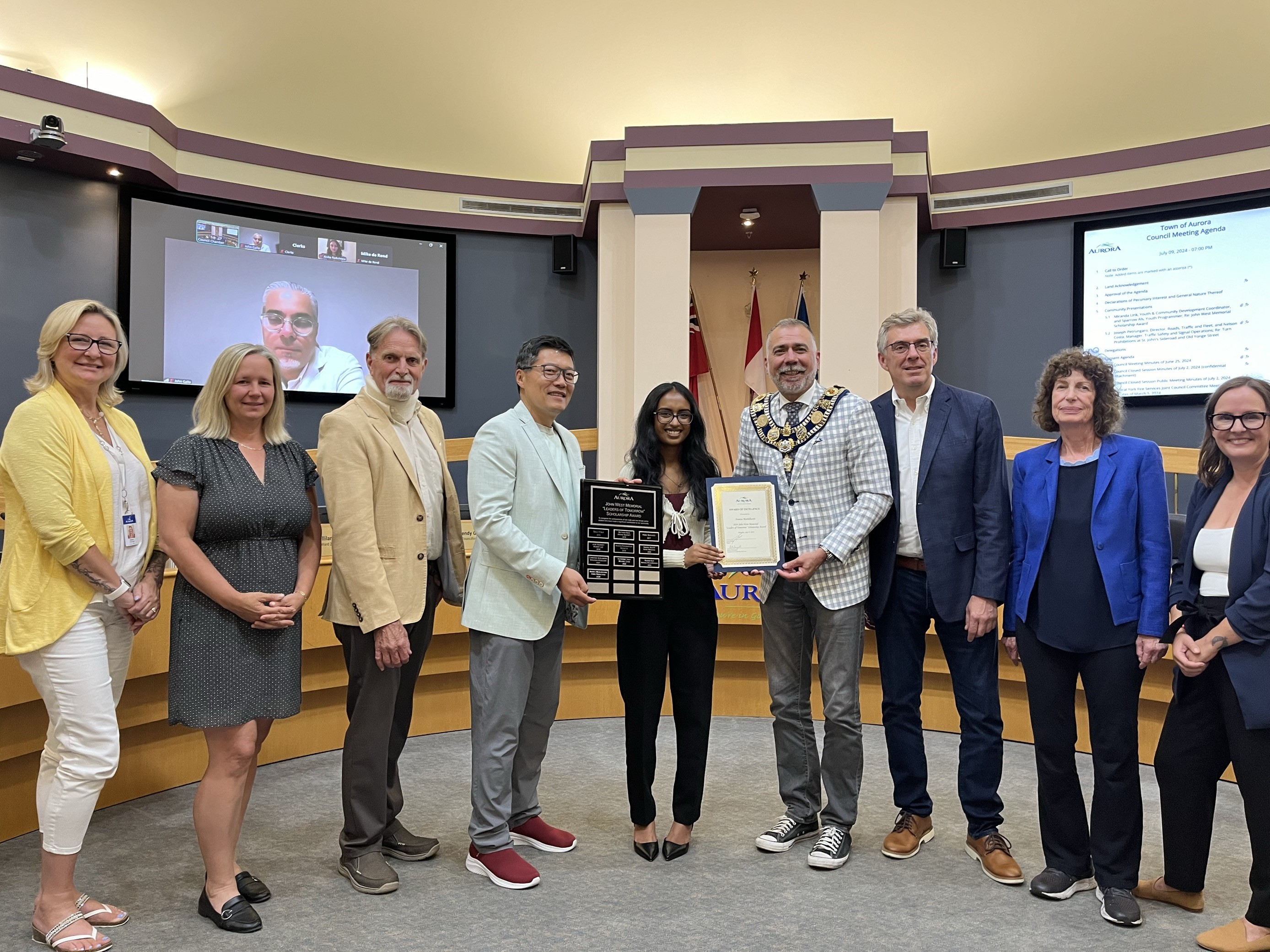 2024 recipients holding awards