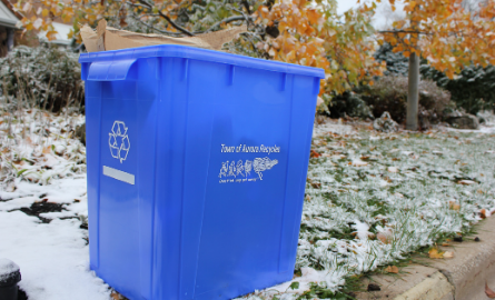 Blue Recycling bin