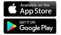 Image of Apple and Google app store logos