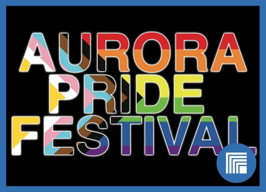 Graphic that says Aurora Pride Festival
