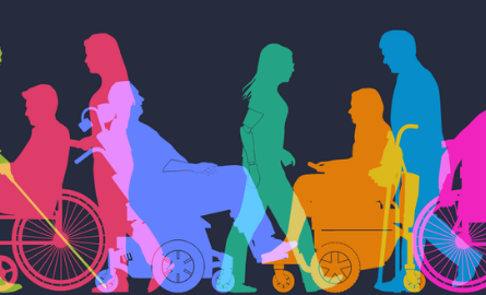 People with different disabilities