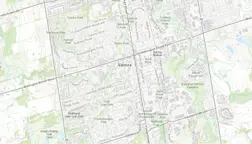 Very zoomed out map of Aurora