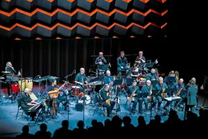 Orchestra or band on stage