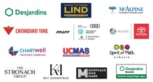 Collage of sponsor logos