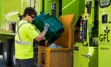 Garbage working sorting compost