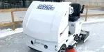 Zamboni showing name smooth operator label