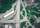 Roads going in different directions