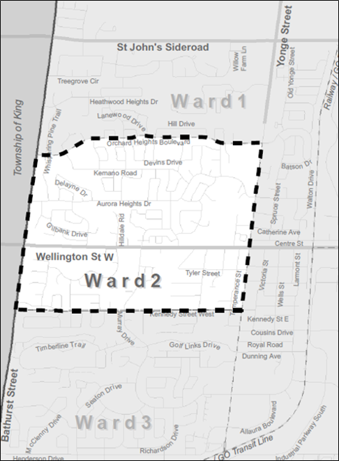 "Ward One area map"